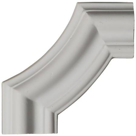 Ekena Millwork Panel Molding Corner, Polyurethane, 4 in H, 4 in W PML04X04SE